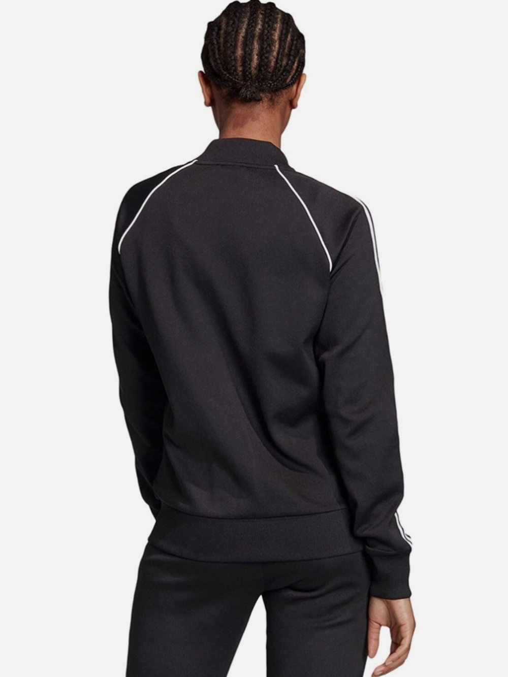 Adidas Adidas CE2392 Originals Classic Track Jacket Black White Size M - Picture 2 of 9